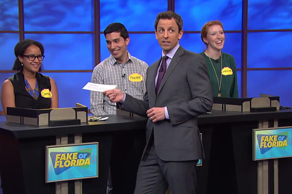 Let's Play 'Fake or Florida' With Seth Meyers