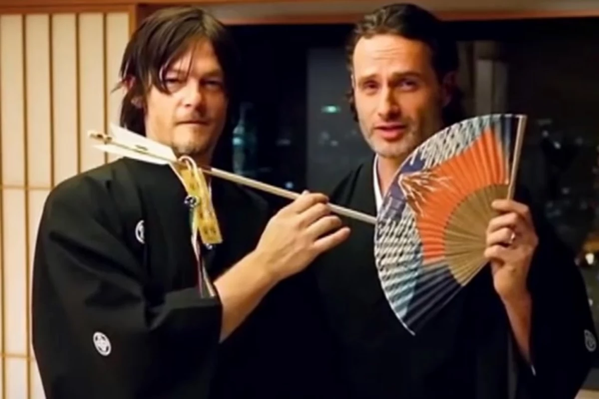 Walking Dead' WTF: Watch Norman Reedus and Andrew Lincoln's Insane Japanese  Commercials