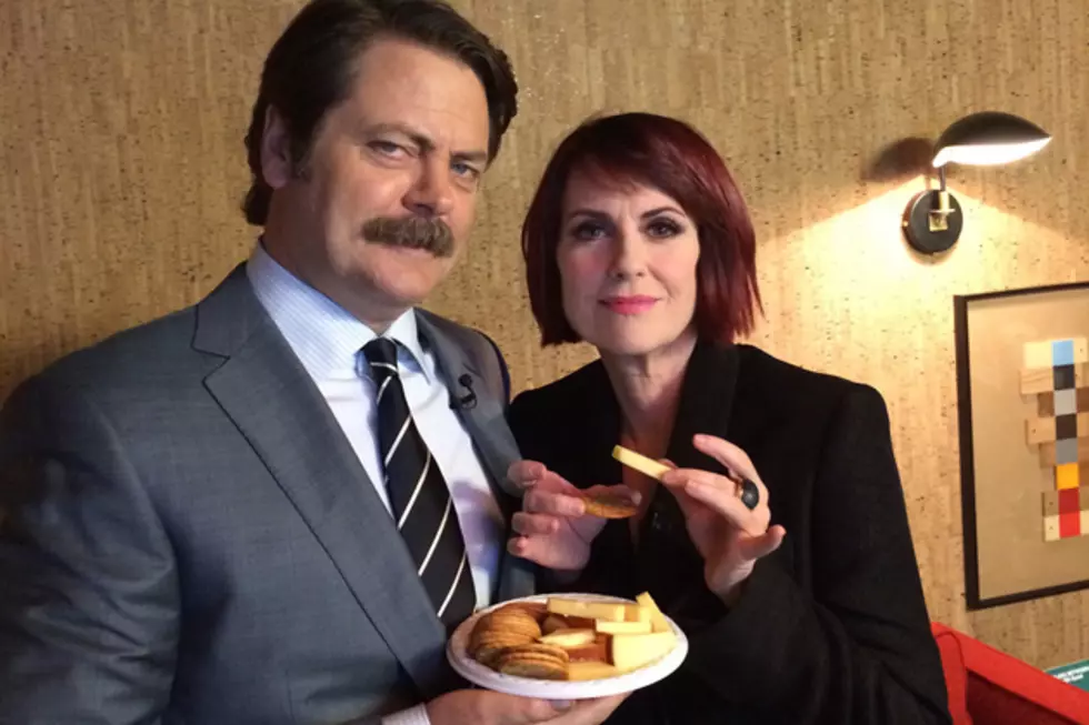 Megan Mullally and Nick Offerman Double Team ‘Late Night with Seth Meyers’