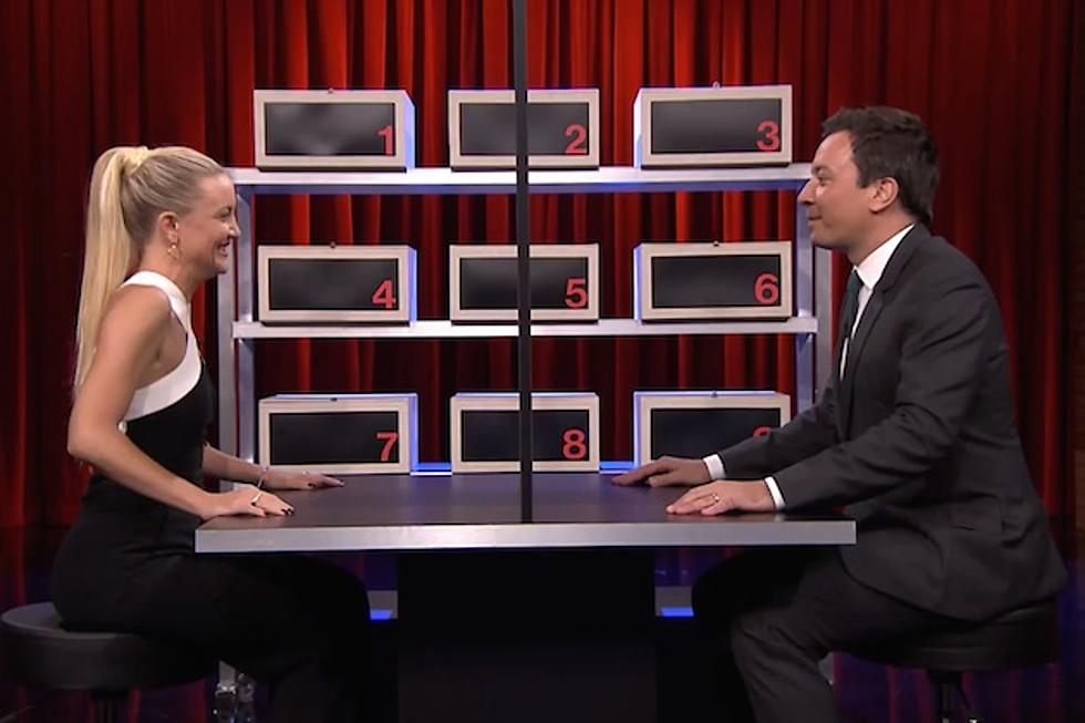Kate Hudson Is Jimmy Fallon’s Most Formidable Box of Lies Competitor Yet