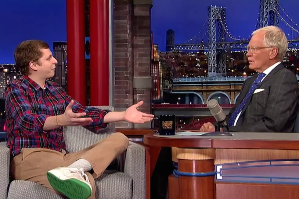 Michael Cera Tells David Letterman His Crazy Story About a Giant Basket