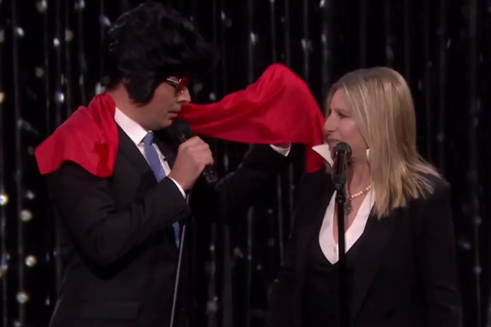 Barbra Streisand Duets With Jimmy Fallon’s Elvis Presley, Blake Shelton and Michael Buble