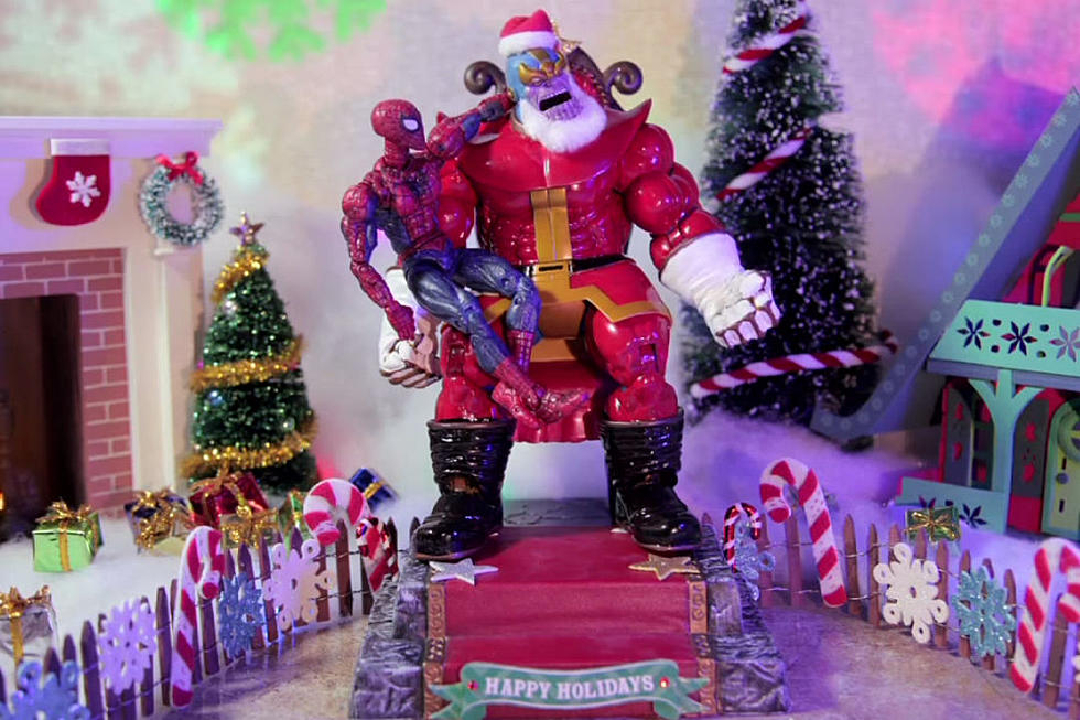 Marvel Holiday Video Has Thanos Playing Santa Claus to Your Favorite Superheroes