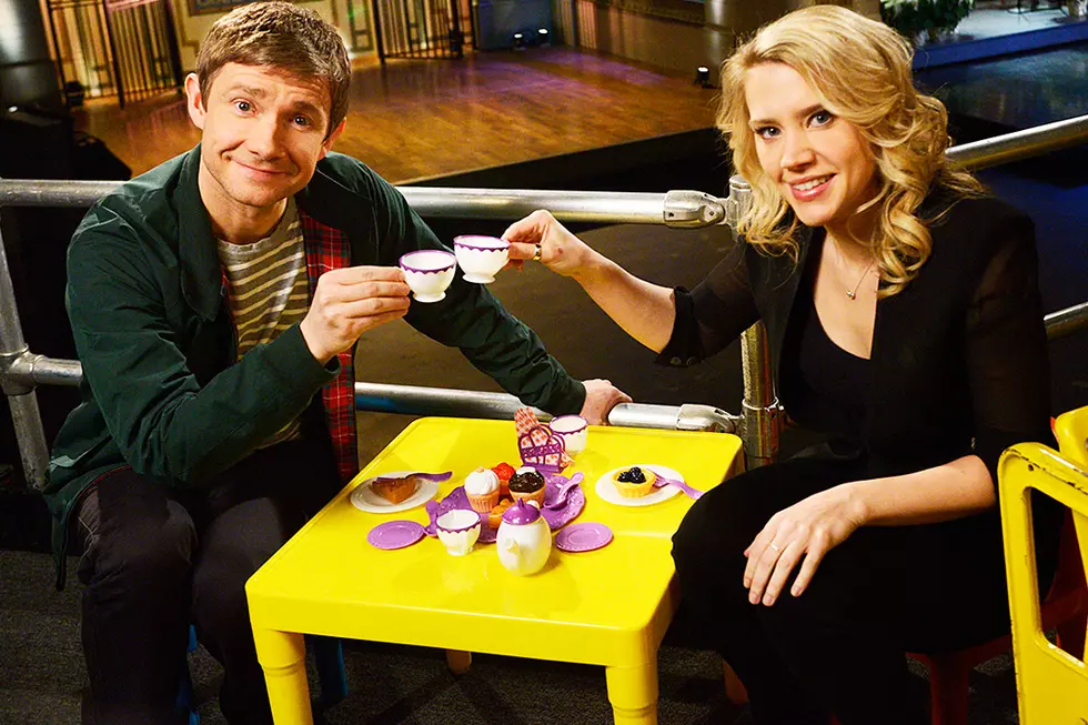 'SNL' Preview: Martin Freeman and Kate McKinnon Have Tea