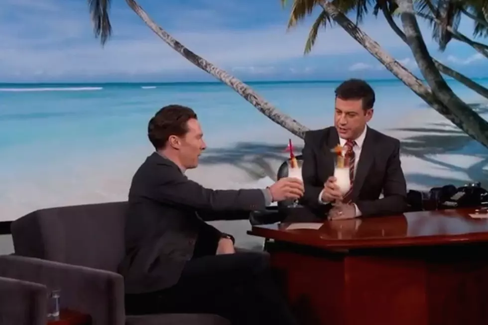 Benedict Cumberbatch Had His Honeymoon on ‘Jimmy Kimmel’