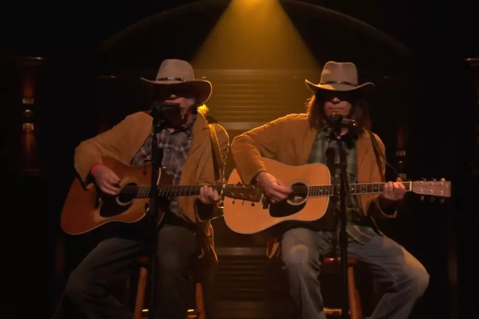 Watch Jimmy Fallon Do His Neil Young Impression Next to Neil Young