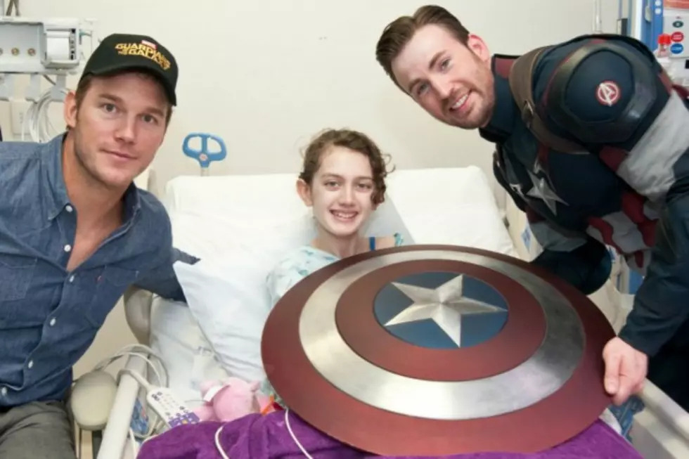 Chris Evans’ Captain America and Chris Pratt Visited a Children’s Hospital