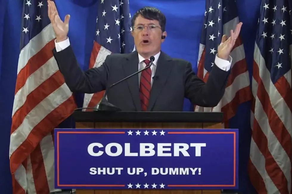 Stephen Colbert Mocks Trump Presidential Bid for 'Late Show'