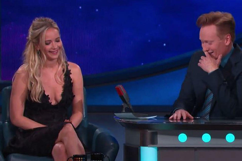 Jennifer Lawrence Does Her Delightful Cher Impression for Conan O’Brien