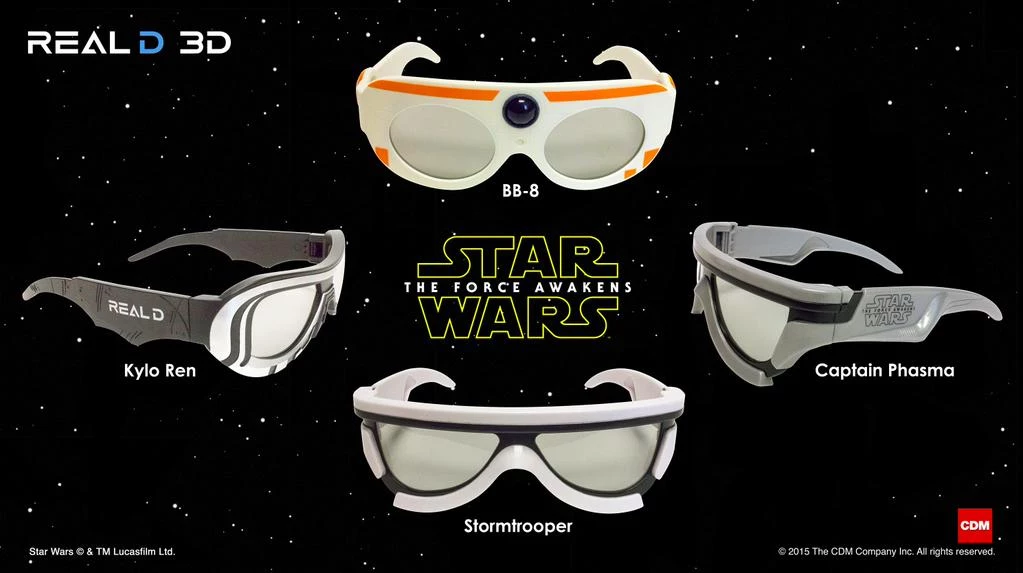 The Force Awakens' Reveals Special Edition 3D Glasses