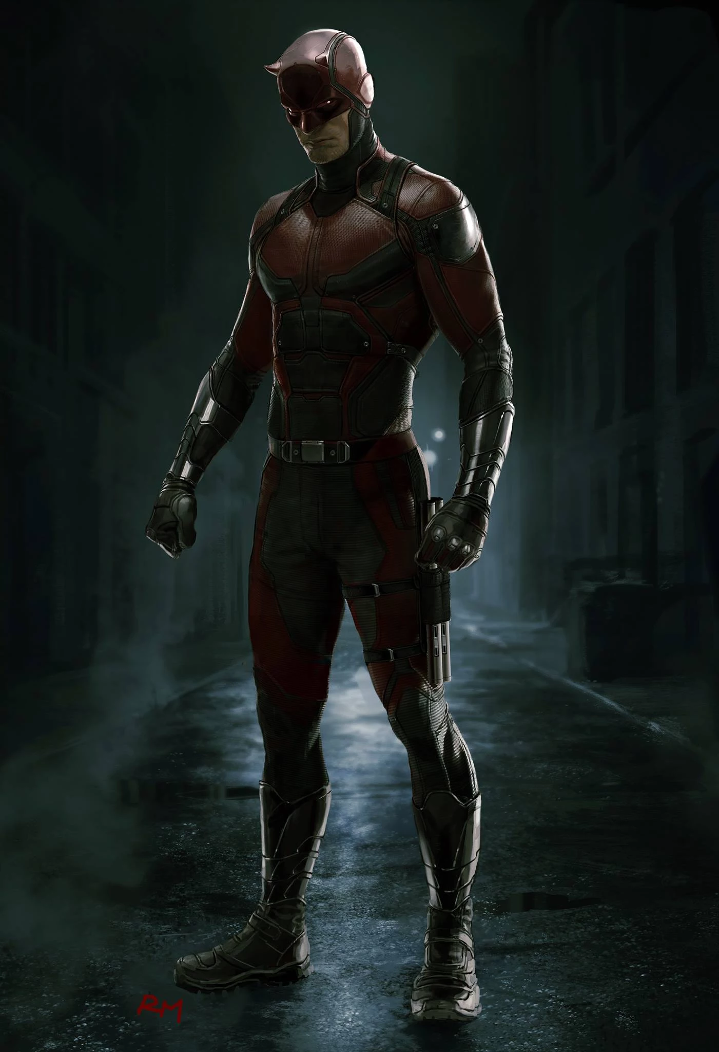 Daredevil Costume Concept Art Was Much Closer To Comics
