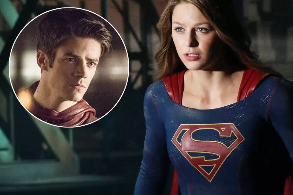 'Flash' Grant Gustin Reveals First Supergirl Crossover Photo