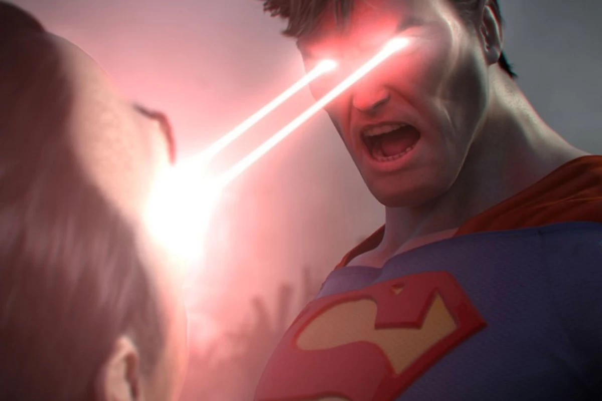 Разрушающие лучи. Супермен и Циклоп. Супермен лучи из глаз.