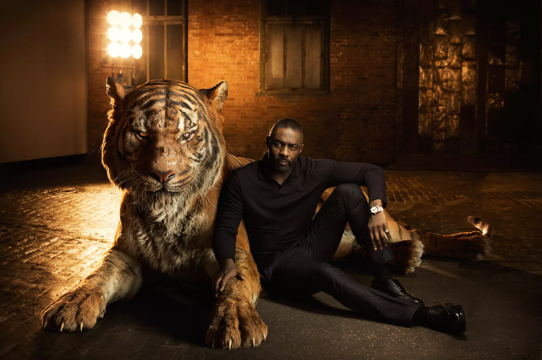 The Jungle Book Stars Pose With Their Animal Characters