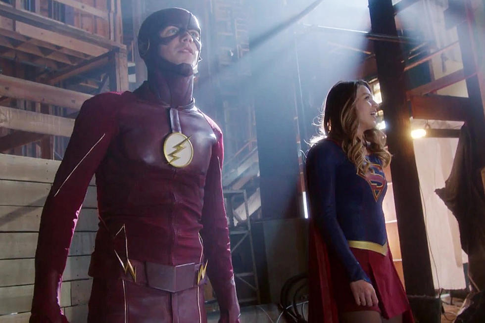 ‘Supergirl’ ‘Flash’ Crossover Trailer: Adorable With an 85% Chance of Punching