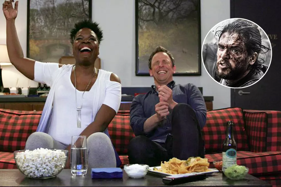 Leslie Jones Watches 'Game of Thrones' With Seth Meyers