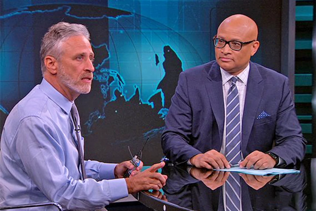 Jon Stewart And Larry Wilmore Send Off The Nightly Show