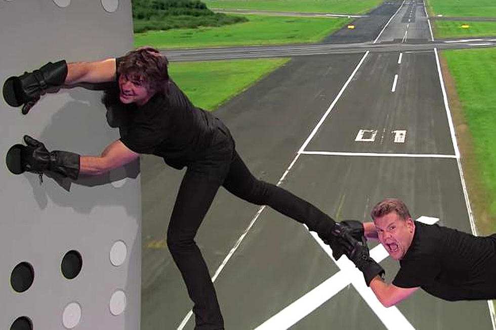 Tom Cruise Runs (Figuratively) Through All His Movies for ‘Corden’