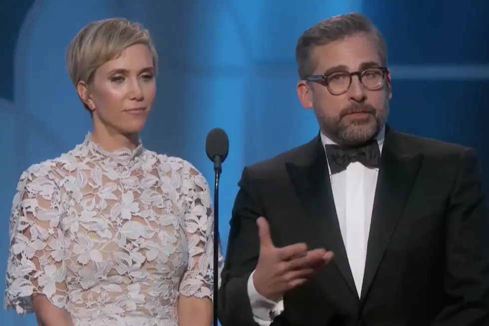 Watch Steve Carell and Kristen Wiig Deliver the Funniest Moment of the Golden Globes