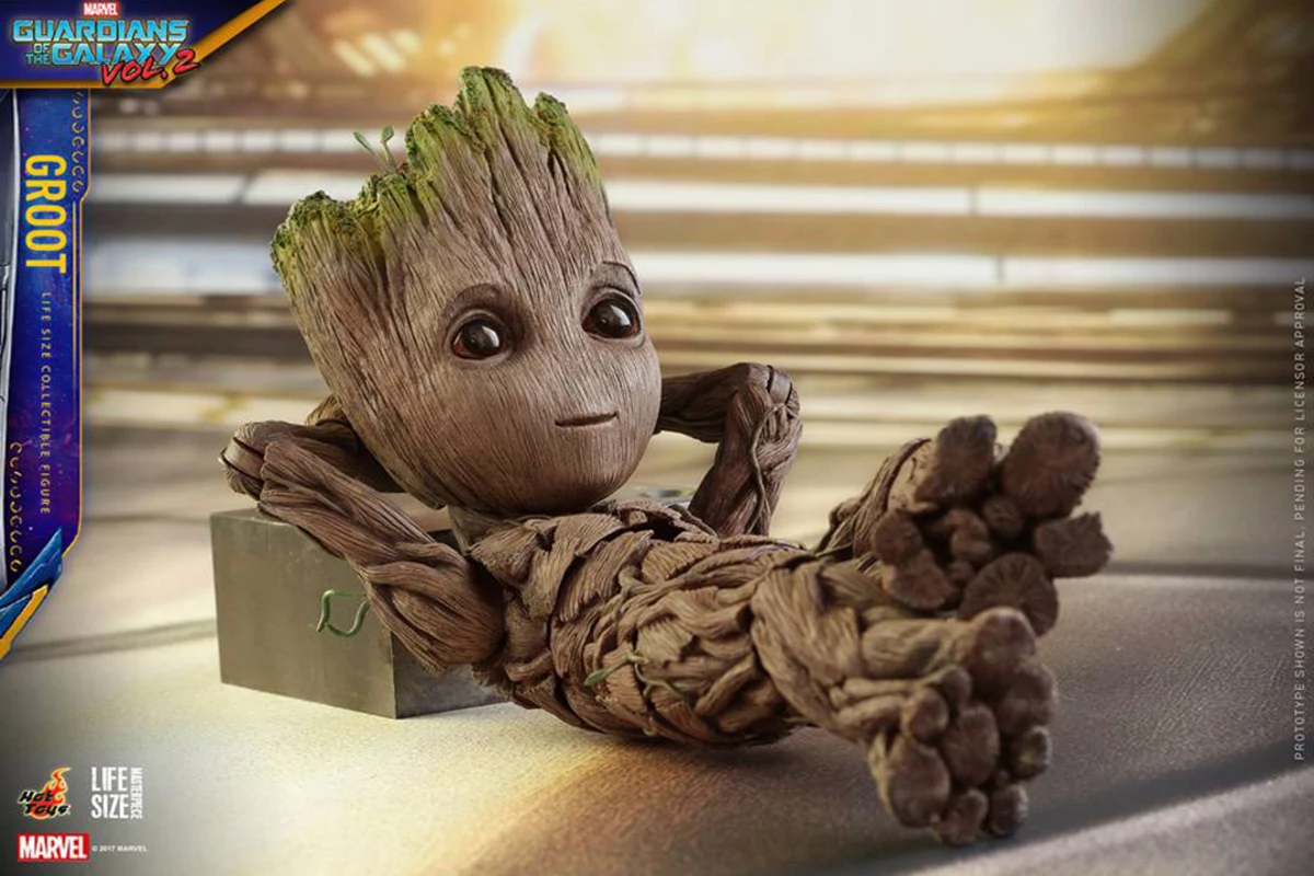 Hot Toys' Life-size Baby Groot Is the Perfect Little Travel Buddy