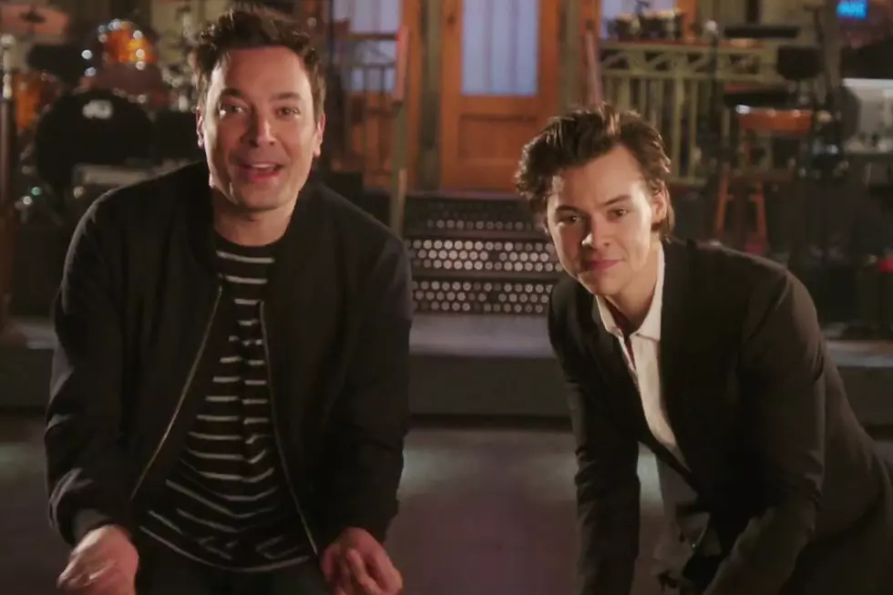 Jimmy Fallon, Harry Styles Tease ‘SNL’s First Live Coast-to-Coast Show