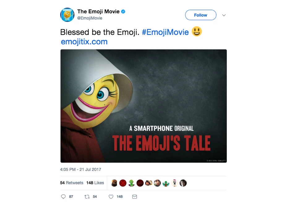 The Emoji Movie' Deletes Tacky 'Handmaid's Tale' Parody Pic