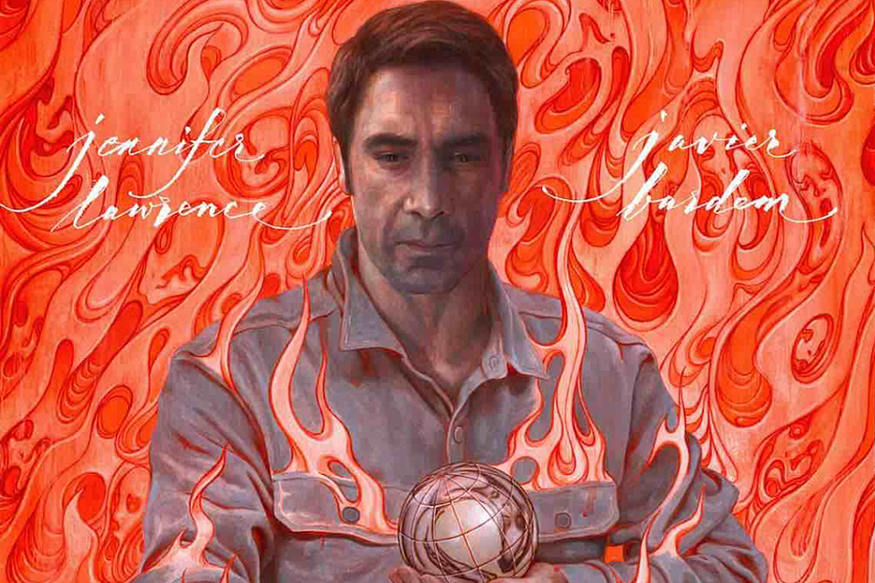 Javier Bardem Is Straight Fire (Seriously, He’s on Fire) in Latest ‘mother!’ Artwork