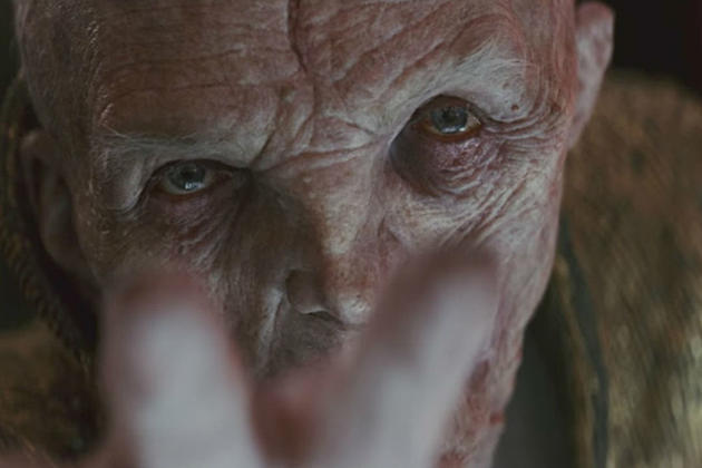 New ‘Star Wars: The Last Jedi’ Image Gives Us Another Look at Snoke’s Big Ugly Mug