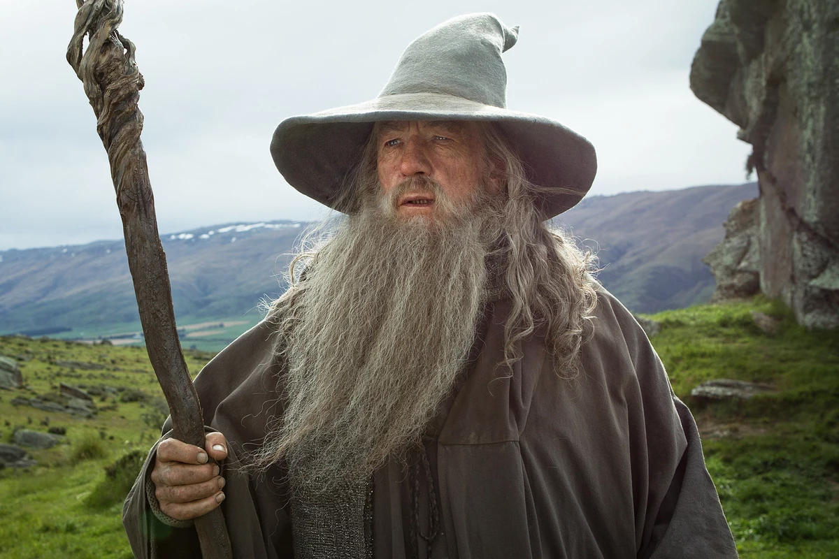 Un homme déguisé en Gandalf heurte le vrai Ian McKellan