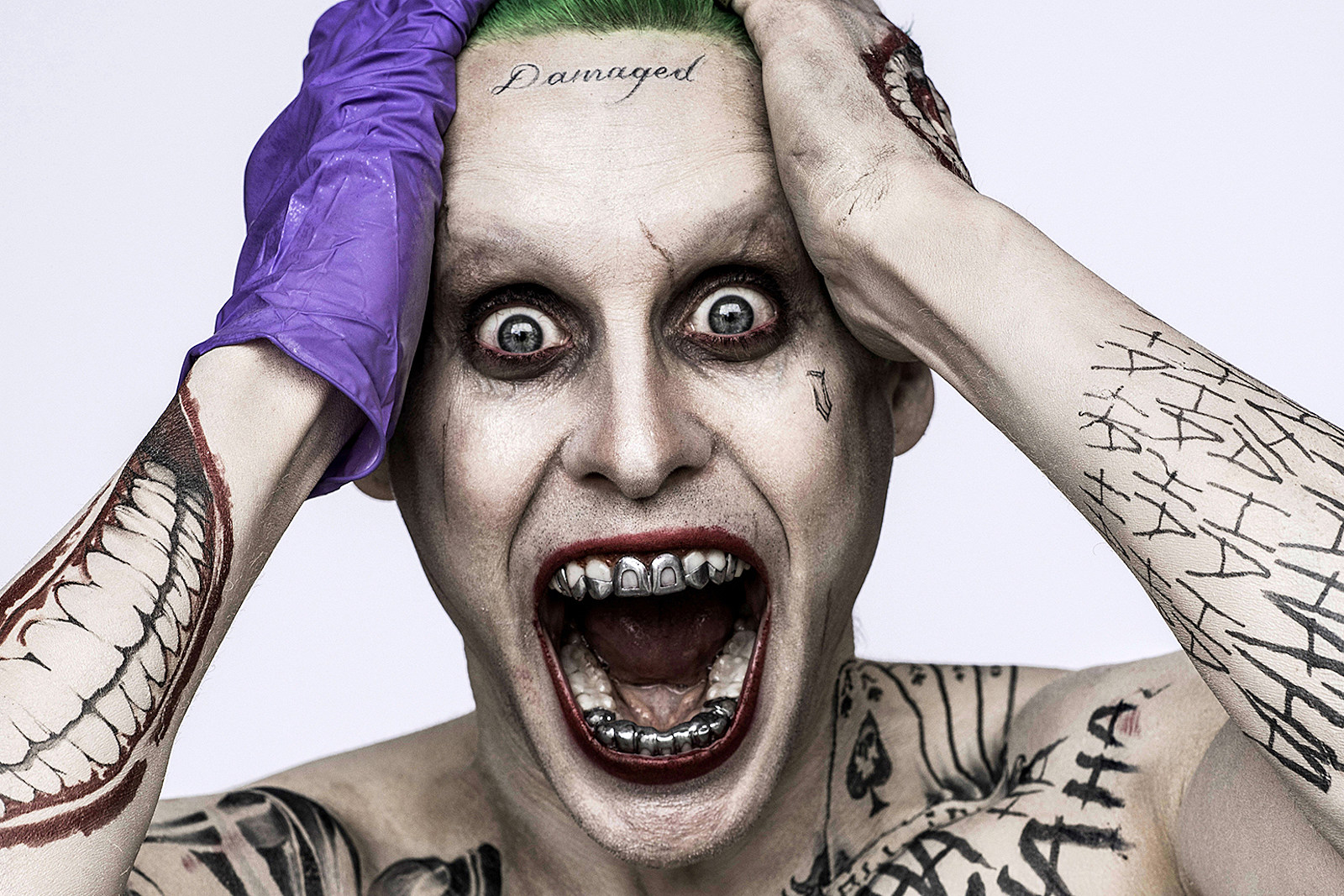 Get a detailed look at Jared Leto's Joker tattoos for 'Suicide Squad' |  Batman News