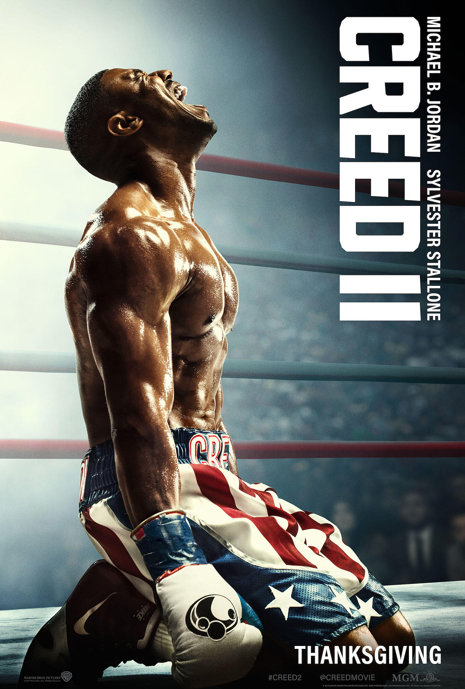 remove Macadam Conceited Michael B. Jordan's So Jacked in the 'Creed 2' Poster It's Unfair
