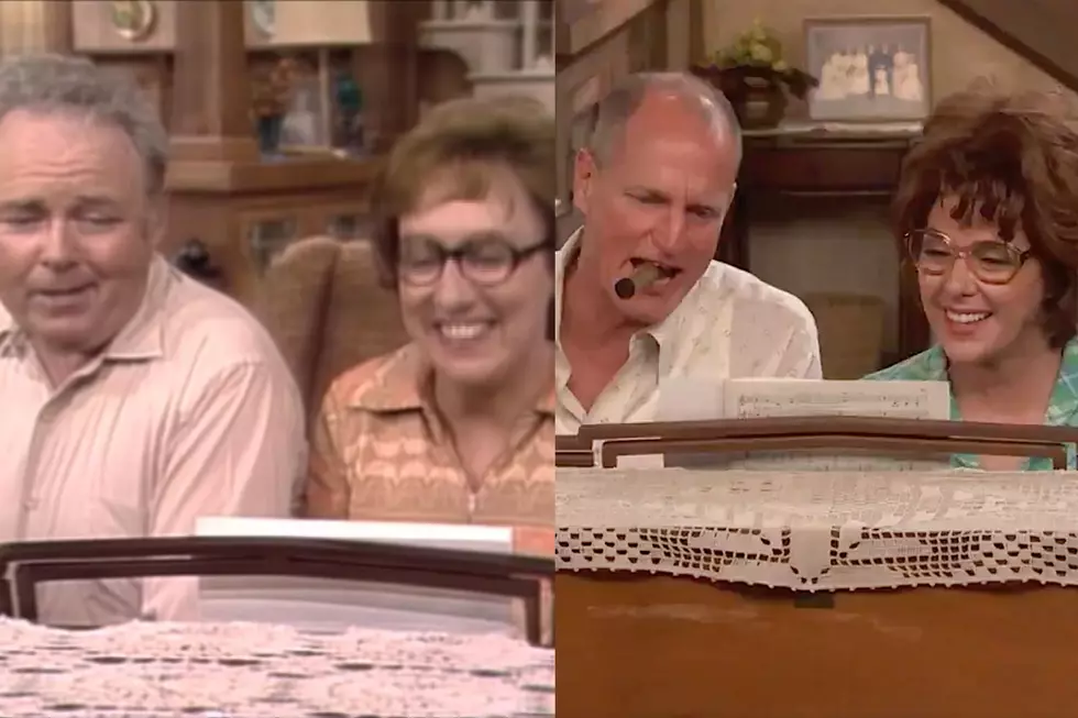 Watch Woody Harrelson and Marisa Tomei Recreate All in the Family