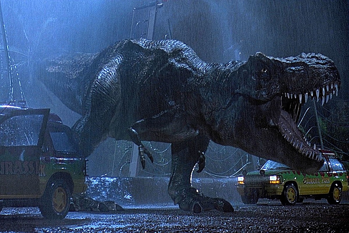 Сколько юрскому лет было. Тираннозавр парк Юрского периода 1. Парк Юрского периода 1993 Тиранозавр. Мир Юрского периода Тиранозавр.