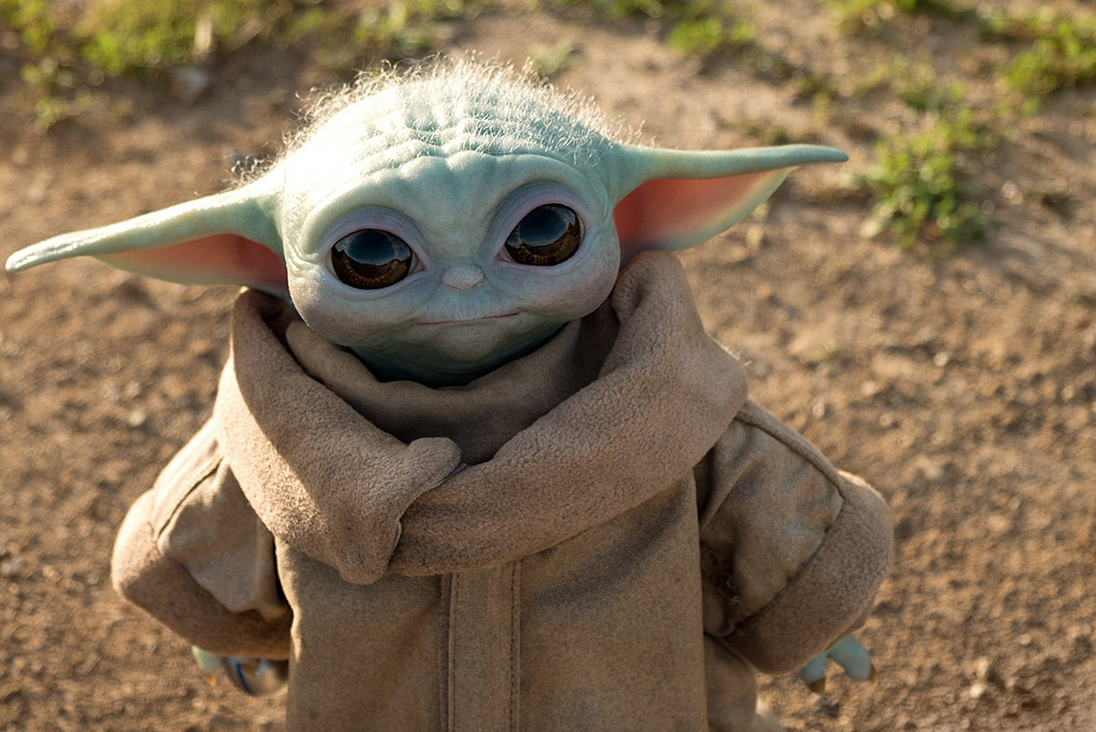 This Life-Size Baby Yoda Toy Will Melt Your Heart