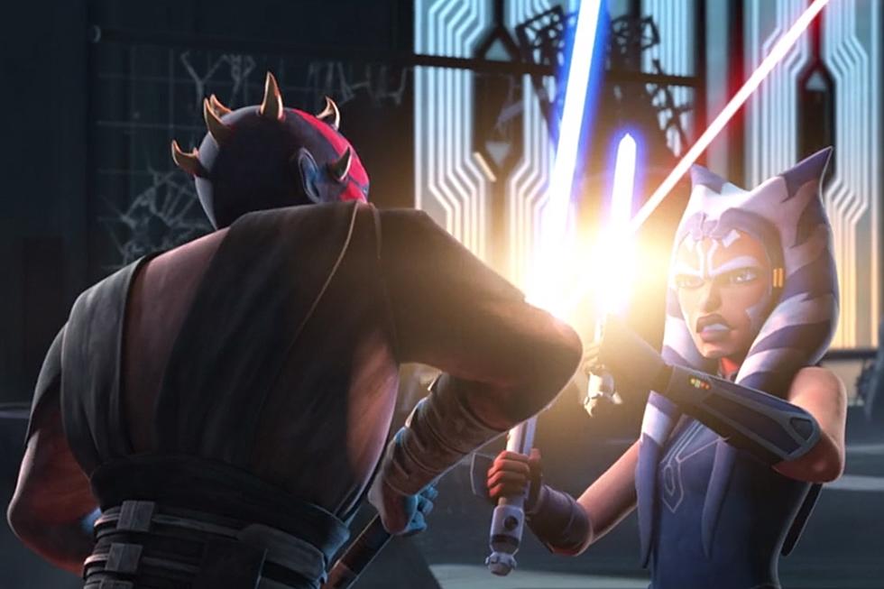 Watch This Week‘s ‘Star Wars: The Clone Wars’ Incredible Lightsaber Battle