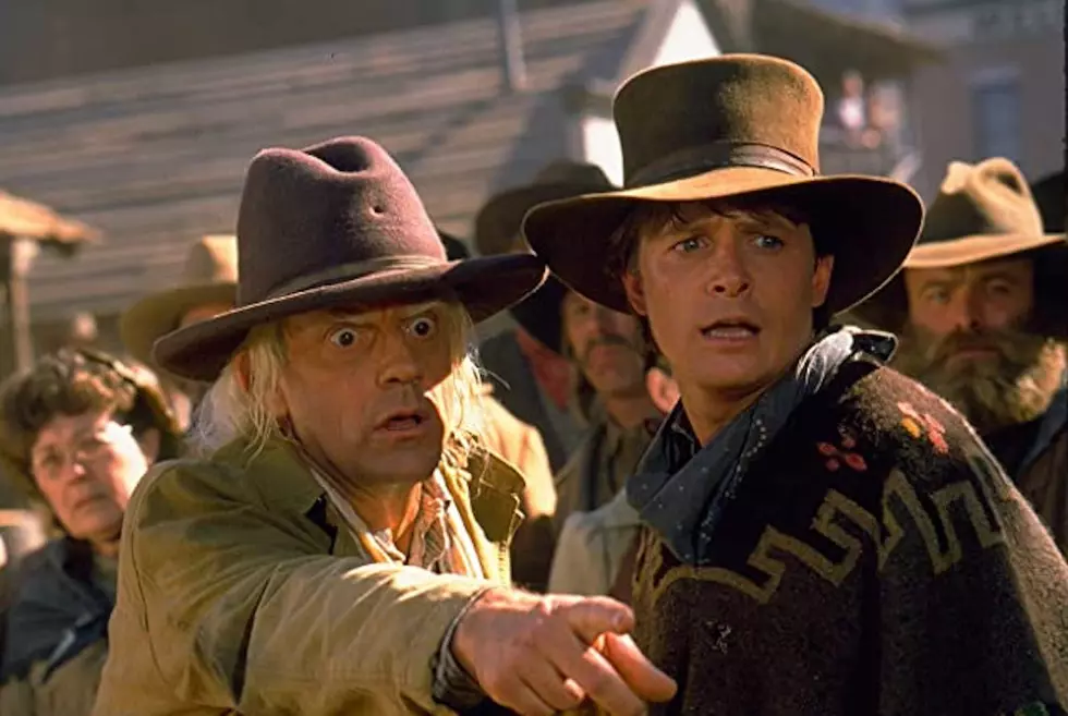 Michael J. Fox and Christopher Lloyd in "Back to the Future Part III".