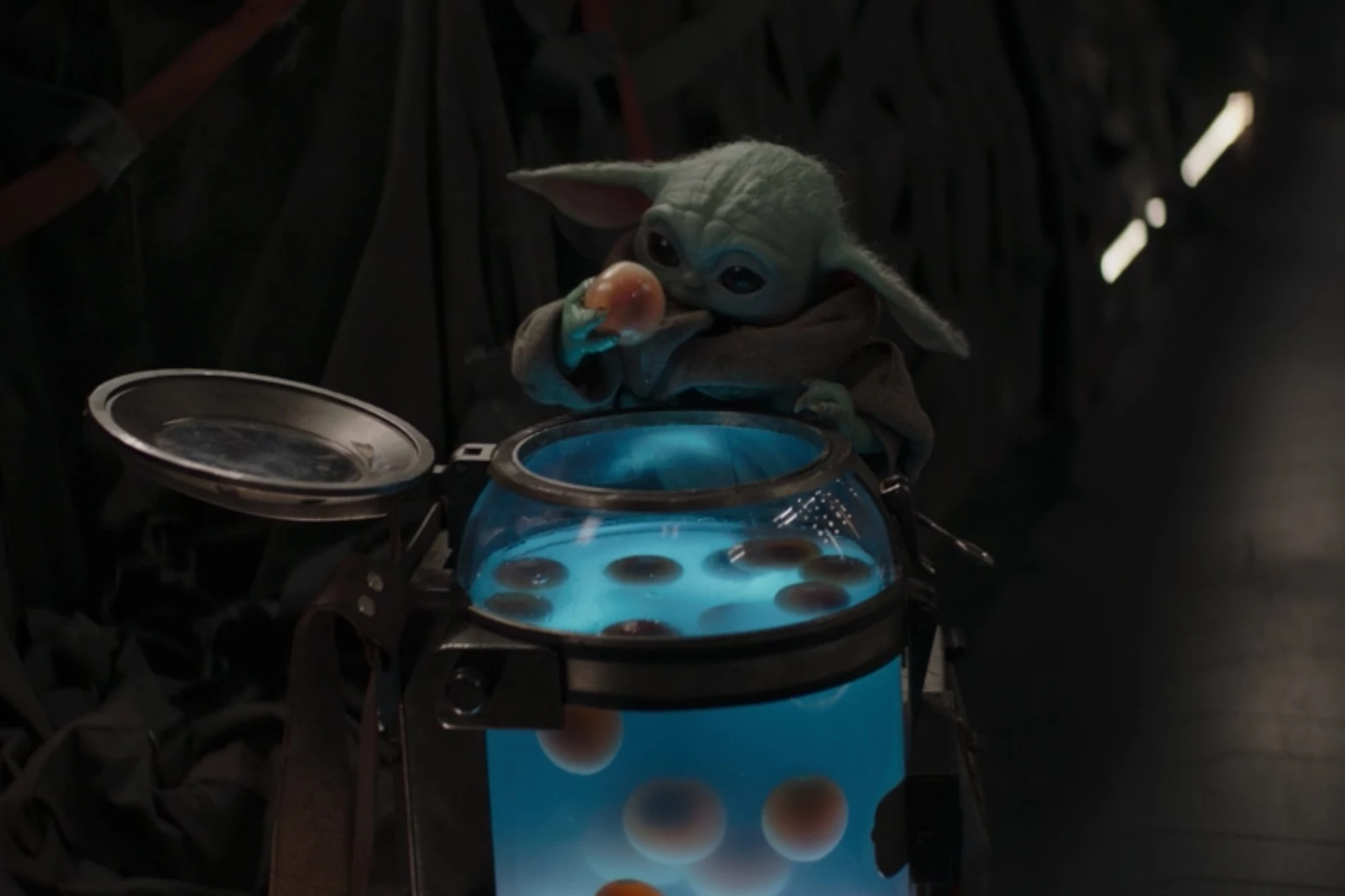 Images Of Baby Yoda Eating : Baby yoda eating frog lady's eggs is ...