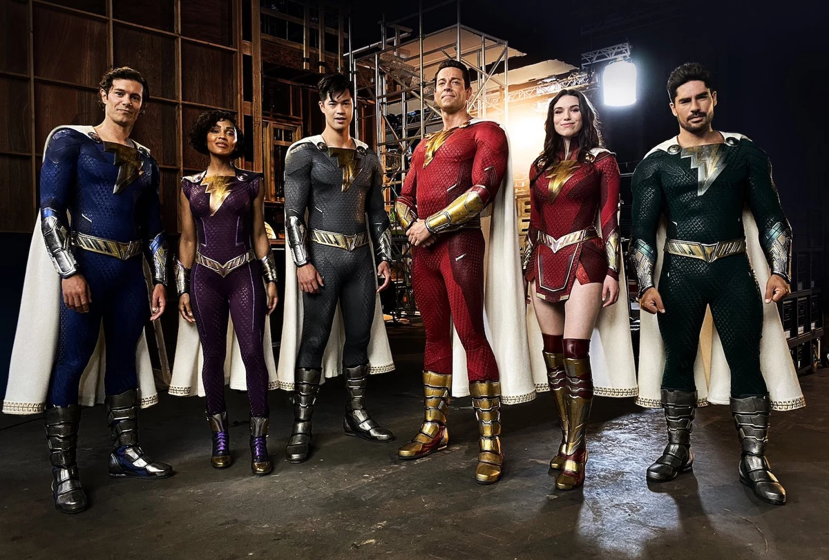 First Official ‘Shazam 2’ Photo Reveals Cast’s New Costumes