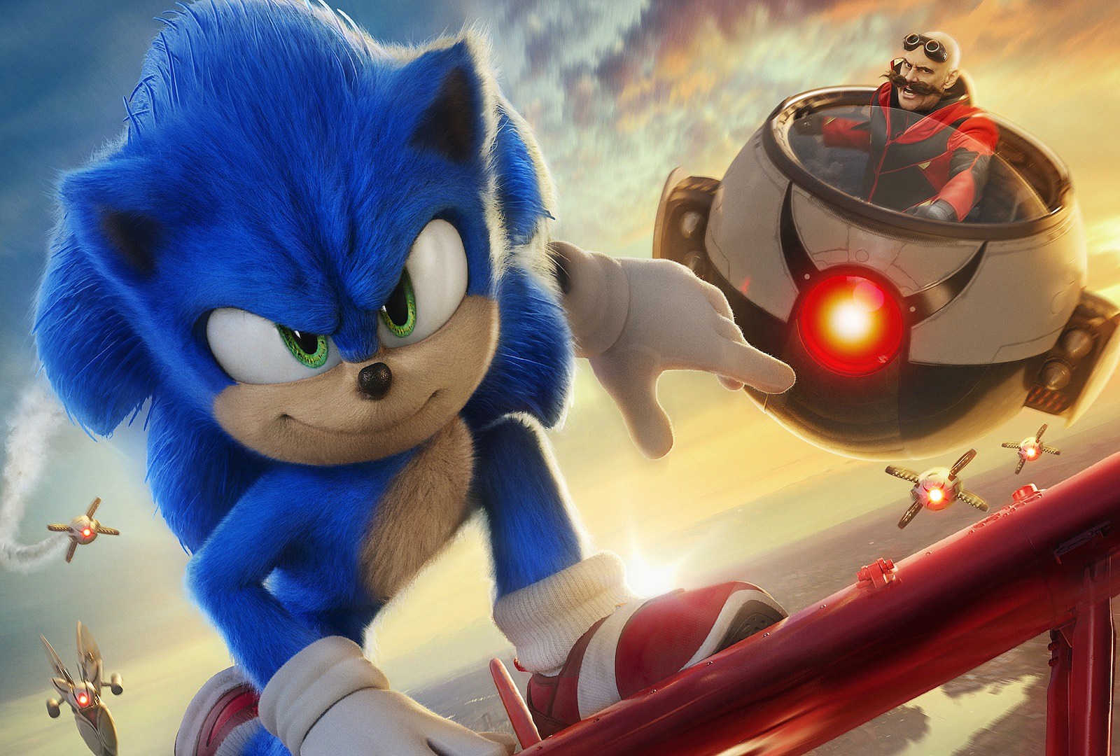  Sonic The Hedgehog : Jim Carrey, Jason Marsden, Tika