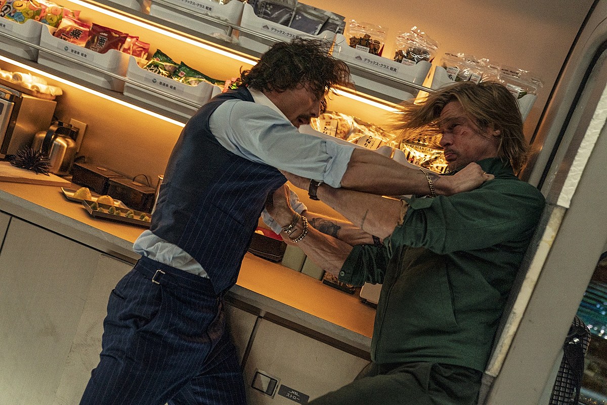 Brad Pitt Get His Own 'John Wick' in the 'Bullet Train' Trailer