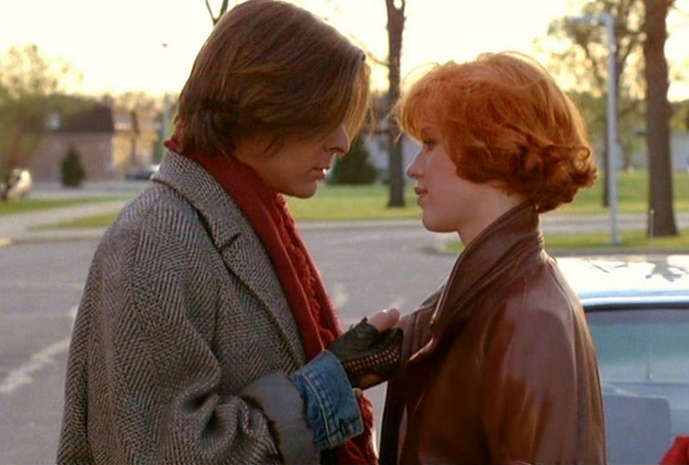 the breakfast club claire and bender kiss