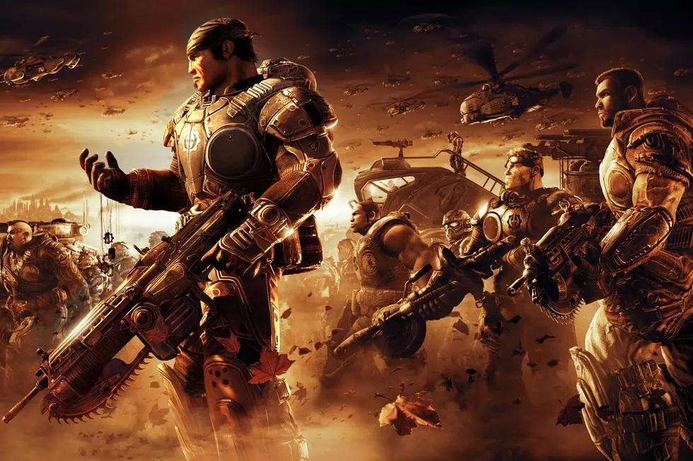 Marcus Fenix and other COG soldiers in Gears of War