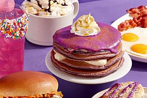 IHOP’s ‘Wonka’ Menu Includes Purple Pancakes and Chocolate Pancake...