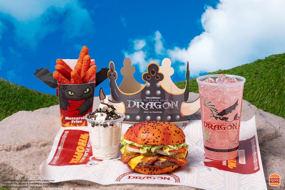 Burger King Announces ‘Dragon’ Whopper With Fire Bun