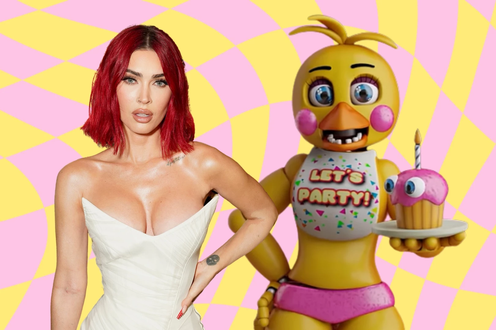 Five Nights at Freddy's' Fans React to Megan Fox as Toy Chica