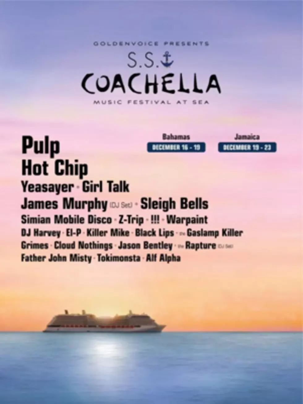 S.S. Coachella Cruise Announced