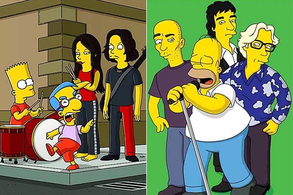 The White Stripes – Rock Star Cameos on ‘The Simpsons’