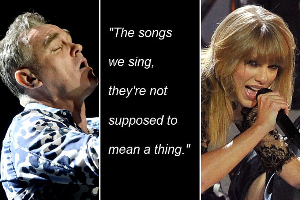Morrissey or Taylor Swift?