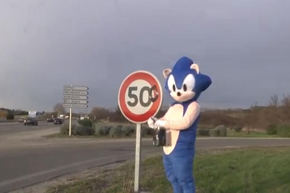 French Sonic Is a Mischevious Little Hedgehog