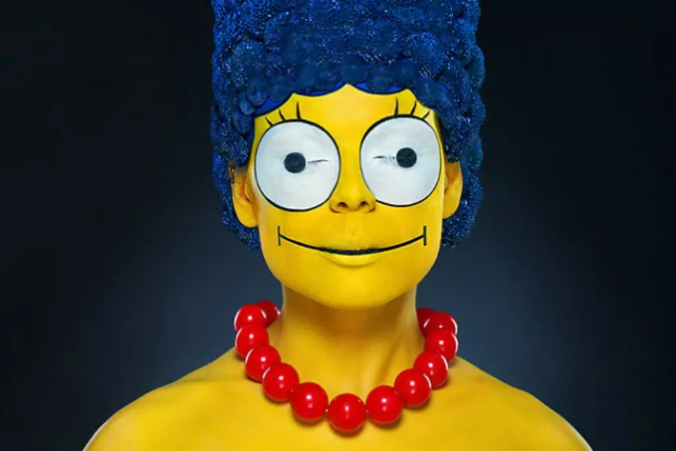 Watch Model Transform Into Real-Life Marge Simpson